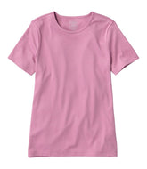 L.L.Bean Women's Pima Cotton Tee, Short-Sleeve Crewneck CLOTHING|SALE
