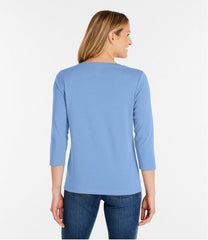 L.L.Bean Women's V-Neck, Three-Quarter-Sleeve CLOTHING|SALE