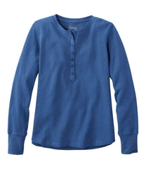 L.L.Bean Women's Waffle-Knit Henley CLOTHING|SALE