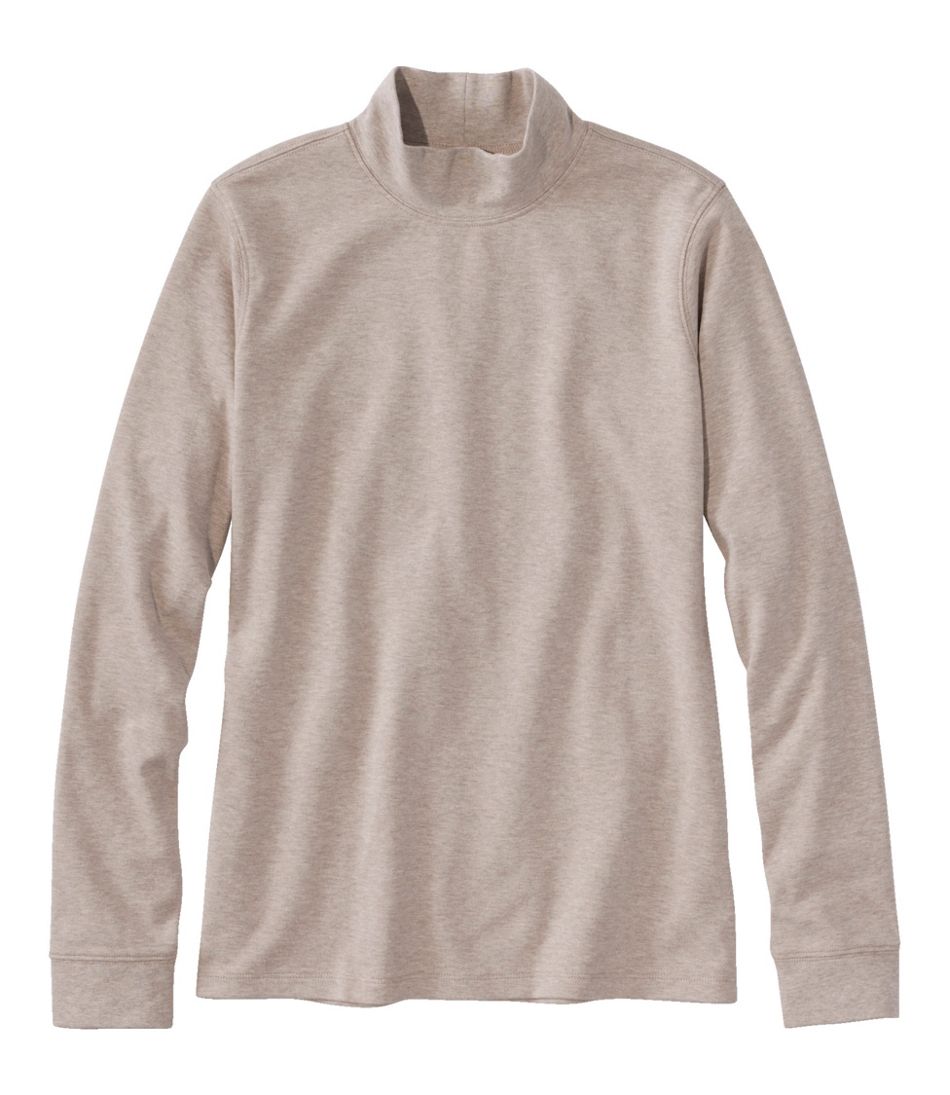 L.L.Bean Women's Interlock Mock-Turtleneck, Long-Sleeve CLOTHING|SALE