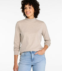 L.L.Bean Women's Interlock Mock-Turtleneck, Long-Sleeve CLOTHING|SALE