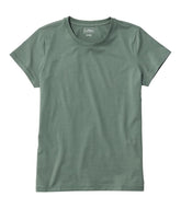 L.L.Bean Women's Soft Stretch Supima-Blend Tee, Crewneck Short-Sleeve CLOTHING