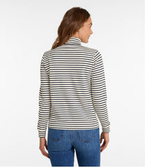 L.L.Bean Women's Interlock Turtleneck, Long-Sleeve Stripe CLOTHING|SALE