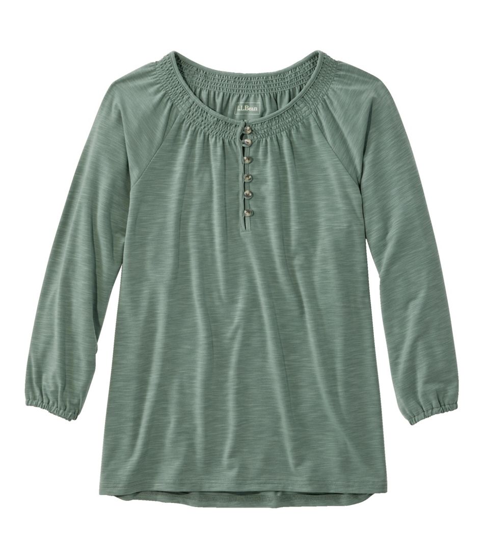L.L.Bean Women's Camden Hills Tee, Three-Quarter-Sleeve CLOTHING|SALE