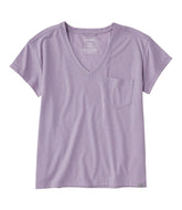 L.L.Bean Women's Vista Camp Tee, Short-Sleeve V-Neck CLOTHING