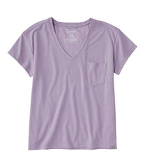 L.L.Bean Women's Vista Camp Tee, Short-Sleeve V-Neck CLOTHING