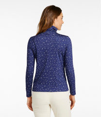 L.L.Bean Women's Pima Cotton Turtleneck, Long-Sleeve Print CLOTHING|SALE