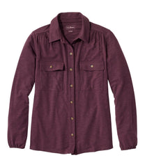 L.L.Bean Camden Hills Tee, Button-Front Shirt CLOTHING