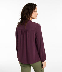 L.L.Bean Camden Hills Tee, Button-Front Shirt CLOTHING