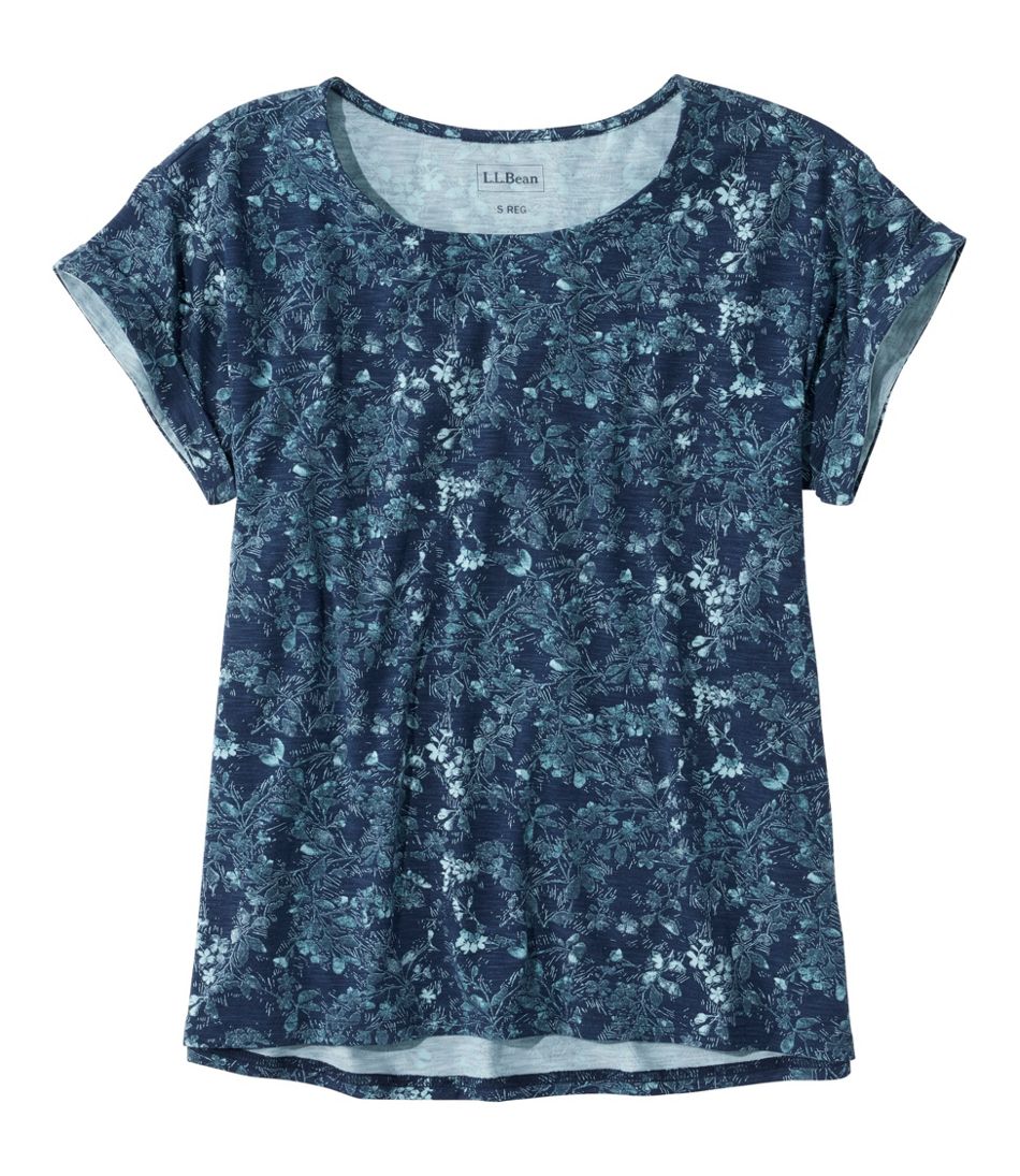 L.L.Bean Women's Camden Hills Tee, Short-Sleeve Print CLOTHING|SALE