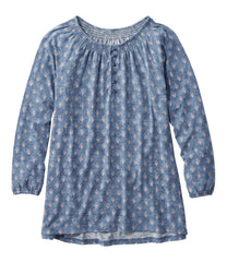 L.L.Bean Women's Camden Hills Tee, Three-Quarter-Sleeve Print CLOTHING|SALE