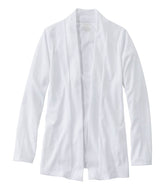 L.L.Bean Women's Pima Cotton Open Cardigan, With Pockets CLOTHING|SALE