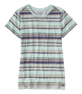 L.L.Bean Women's Everyday SunSmart® Tee, Short-Sleeve Stripe CLOTHING|SALE