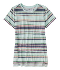 L.L.Bean Women's Everyday SunSmart® Tee, Short-Sleeve Stripe CLOTHING|SALE