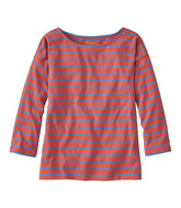 L.L.Bean Women's Heritage Mariner Top, Boatneck Three-Quarter-Sleeve Stripe CLOTHING|SALE