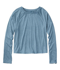 L.L.Bean Women's Movement Essential Tee, Long-Sleeve Cropped CLOTHING|SALE