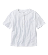 L.L.Bean Women's Signature Slub Tee, Short-Sleeve Henley CLOTHING|SALE