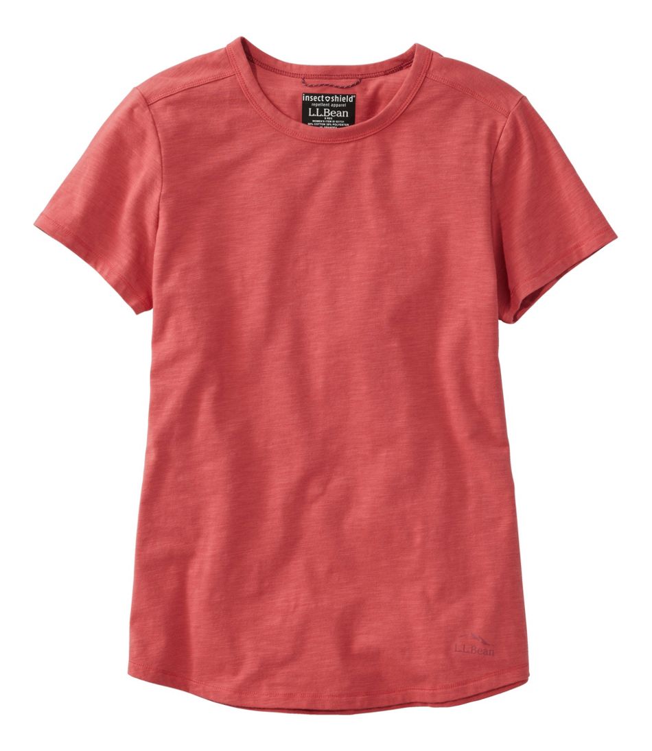 L.L.Bean Women's Insect Shield Field Tee, Short-Sleeve CLOTHING|OUTDOOR EQUIPMENT