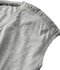 L.L.Bean Women's Beyond Soft V-Neck Tee, Short Sleeve CLOTHING|SALE
