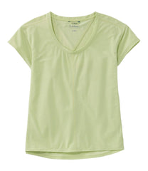 L.L.Bean Women's Ribbed Performance Tee, Short-Sleeve CLOTHING|SALE