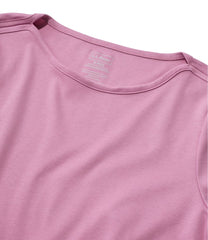 L.L.Bean Women's Pima Cotton Tee, Elbow-Sleeve Boatneck CLOTHING