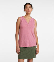 L.L.Bean Women's Streamside Tank, Splitneck CLOTHING|SALE