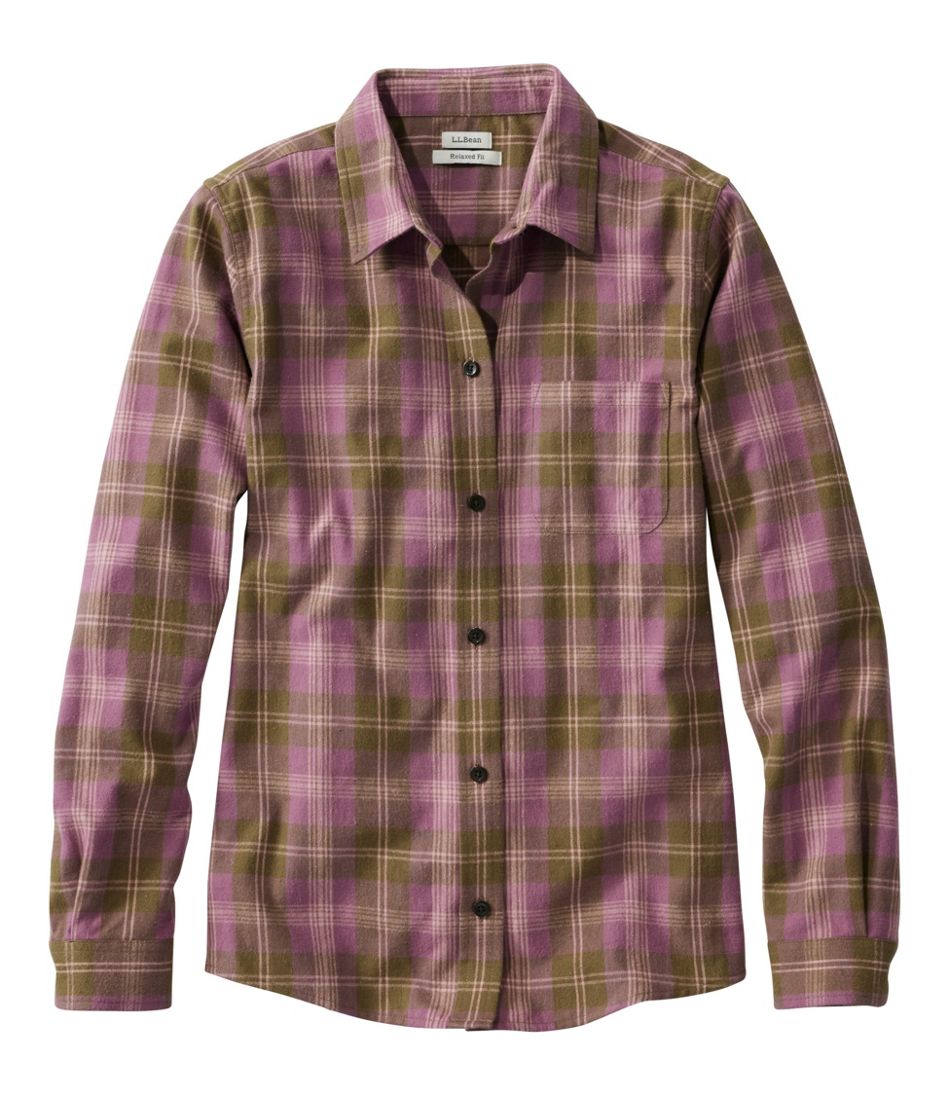 L.L.Bean Women's Scotch Plaid Flannel Shirt, Relaxed CLOTHING|SALE