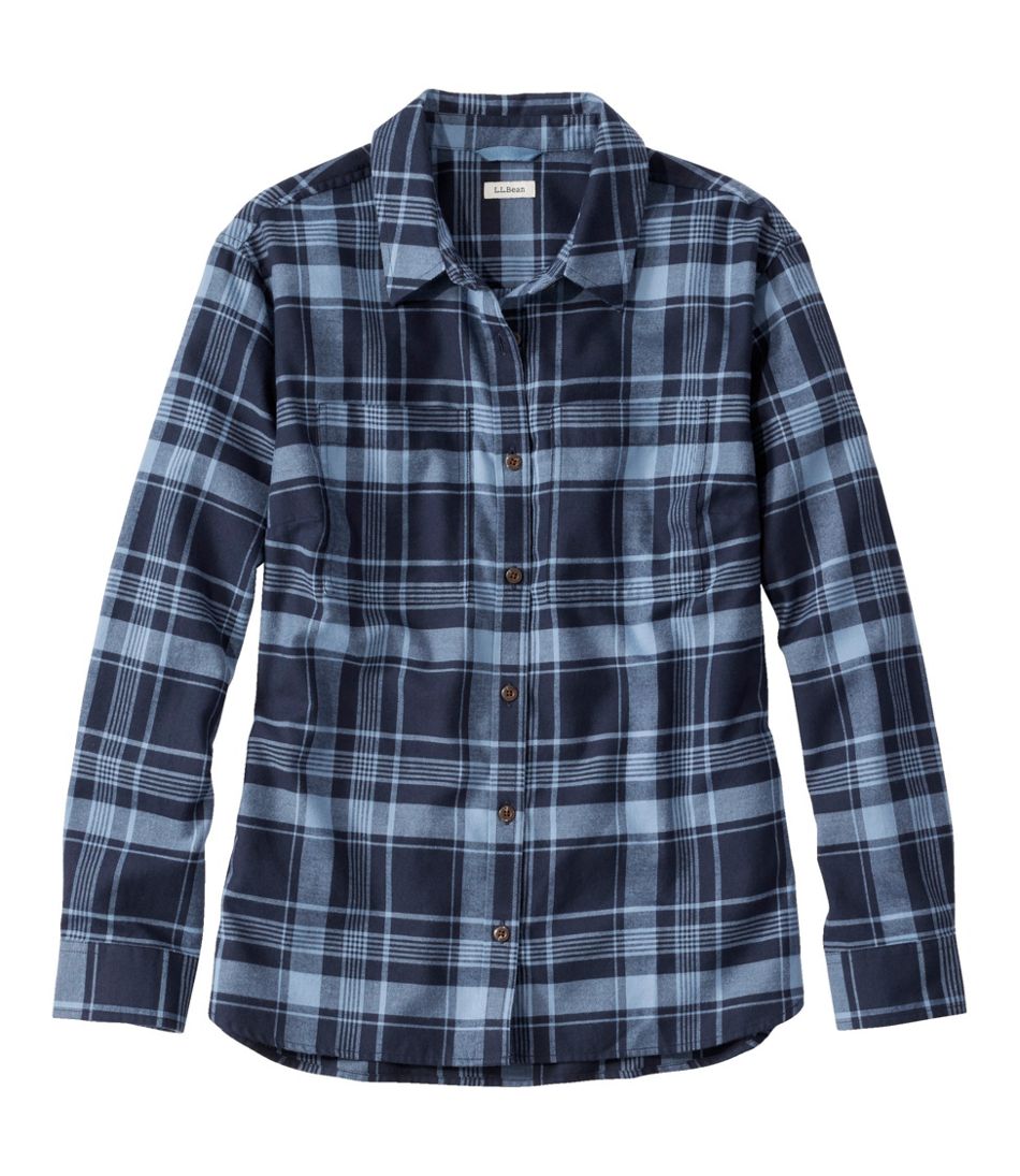 L.L.Bean Women's Whisperweight Flannel Shirt, Button-Down CLOTHING|SALE