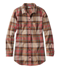 L.L.Bean Women's Scotch Plaid Flannel Shirt, Tunic CLOTHING|SALE