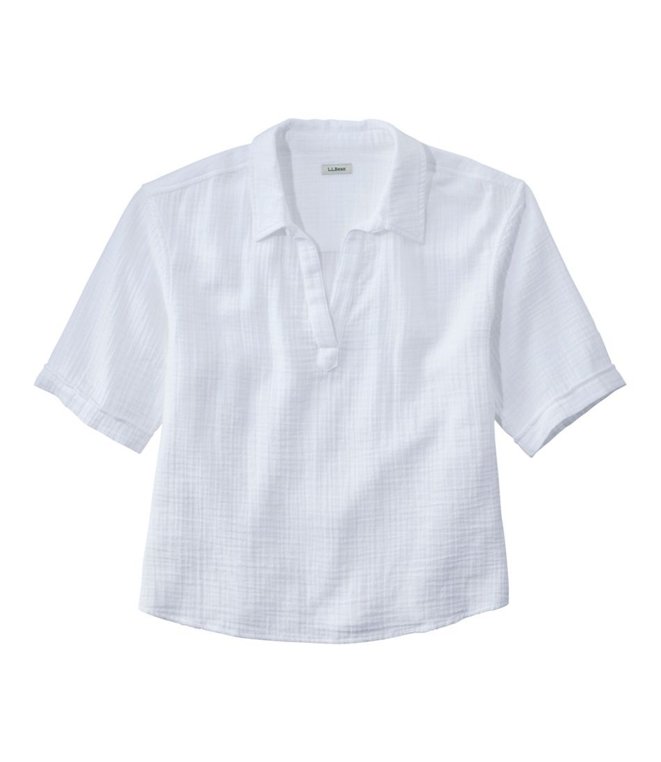 L.L.Bean Women's Cloud Gauze Shirt, Polo CLOTHING|SALE