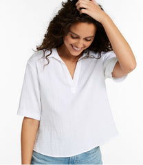L.L.Bean Women's Cloud Gauze Shirt, Polo CLOTHING|SALE