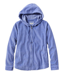 L.L.Bean Women's Comfort Corduroy Relaxed Shirt, Zip Hoodie CLOTHING|SALE