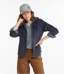 L.L.Bean Women's Comfort Corduroy Relaxed Shirt, Zip Hoodie CLOTHING|SALE