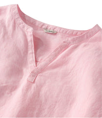 L.L.Bean Women's Premium Washable Linen Shirt, Splitneck CLOTHING|SALE