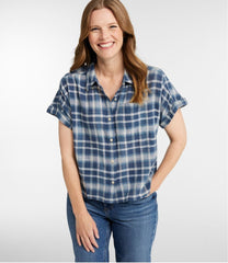 L.L.Bean Women's Day Breeze Shirt, Short-Sleeve Button-Front CLOTHING