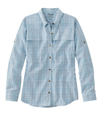 L.L.Bean Women's Tropicwear Shirt, Plaid Long-Sleeve CLOTHING|OUTDOOR EQUIPMENT