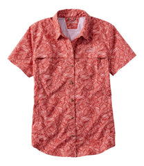 L.L.Bean Women's Tropicwear Shirt, Short-Sleeve Print CLOTHING|OUTDOOR EQUIPMENT|SALE