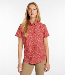 L.L.Bean Women's Tropicwear Shirt, Short-Sleeve Print CLOTHING|OUTDOOR EQUIPMENT|SALE