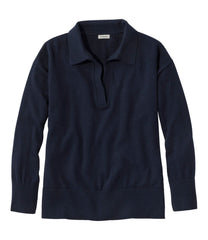 L.L.Bean Women's Cotton/Cashmere Sweater, Polo CLOTHING|SALE