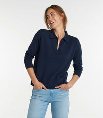 L.L.Bean Women's Cotton/Cashmere Sweater, Polo CLOTHING|SALE