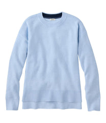 L.L.Bean Women's Wicked Soft Cotton/Cashmere Crewneck Sweater CLOTHING|SALE