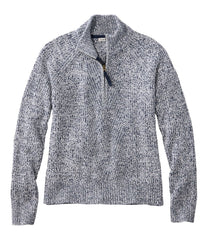 L.L.Bean Women's Mariner Shaker Sweater, Quarter-Zip CLOTHING|SALE