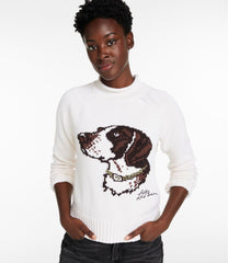 L.L.Bean Women's Signature Original Cotton Sweater, Rollneck Novelty CLOTHING|SALE