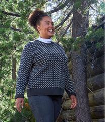 L.L.Bean Women's Bean's Classic Ragg Wool Sweater, Crewneck Bird's-Eye CLOTHING|SALE