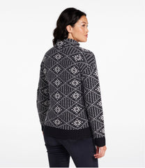 L.L.Bean Women's Signature Kingfield Merino Wool Sweater, Fair Isle CLOTHING|SALE