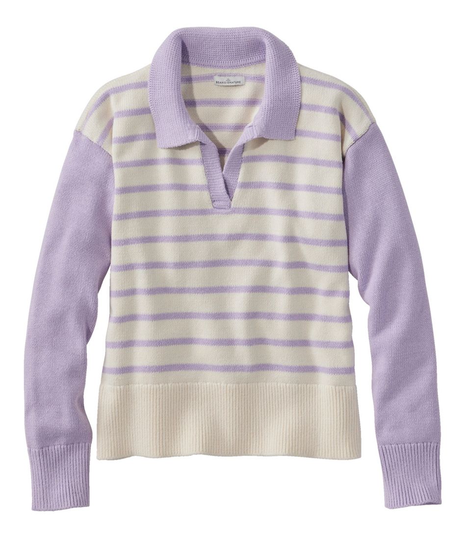 L.L.Bean Women's Signature Original Cotton Sweater, Polo CLOTHING|SALE