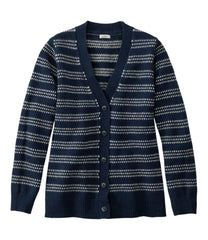 L.L.Bean Women's Bean's Classic Ragg Wool Sweater, Button-Front Cardigan Novelty CLOTHING|SALE