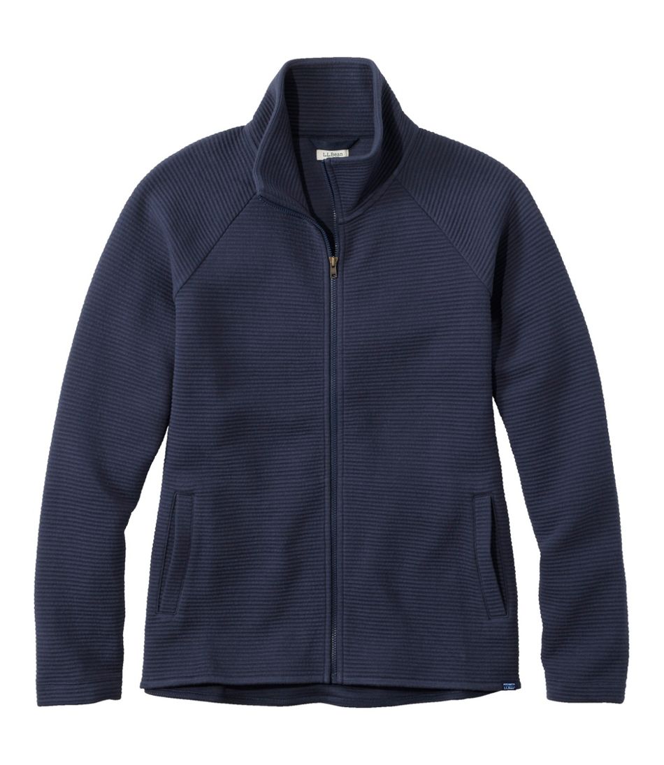 L.L.Bean Women's Lakewashed Double-Knit Full-Zip CLOTHING|SALE