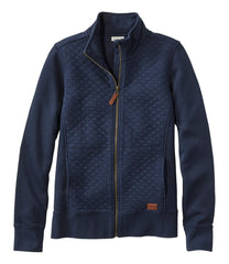 L.L.Bean Women's Quilted Full-Zip Sweatshirt CLOTHING|SALE