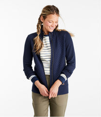 L.L.Bean Women's Quilted Full-Zip Sweatshirt CLOTHING|SALE